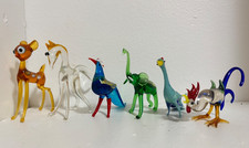 6 Vintage Art Glass Animals