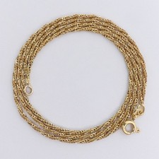 FINE SOLID 18CT GOLD TWISTED