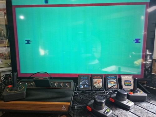 Atari cx2600 with - with, sticks