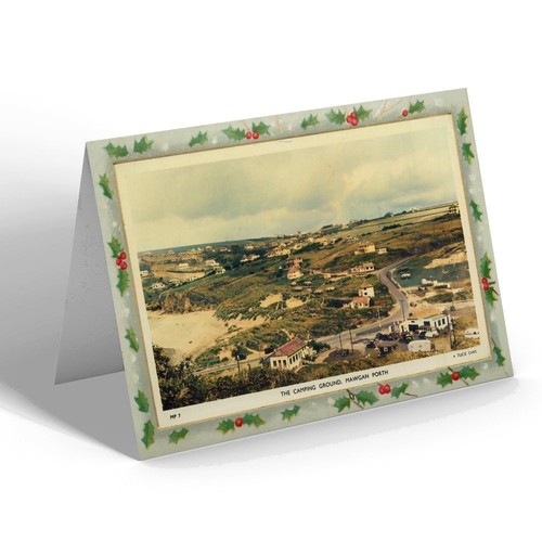 Xmas notelet vintage - notelet,
