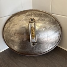 Lid for  1.5 gallon Romany Gypsy Cast Iron Cooking Pot tin Lid 
