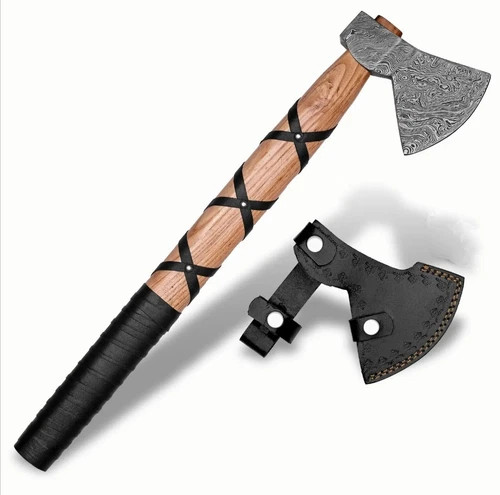 Hand forged damascus steel - hand,
