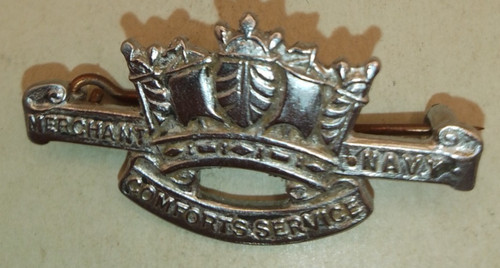 Merchant navy cap badge - ww,