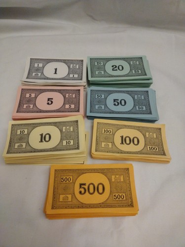 Full set monopoly money - monopoly,