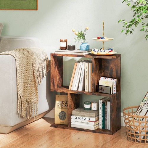Tier bookshelf freestanding - 3-tier,