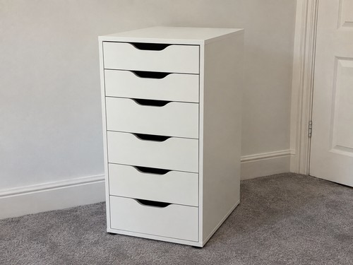 Ikea alex drawers full - +, desk