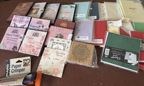 Assortment cards stencils - assortment, cards,