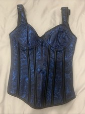 Burlesque Lace Up Corset Dark