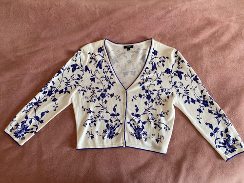 Hobbs womens grey white floral - grey,
