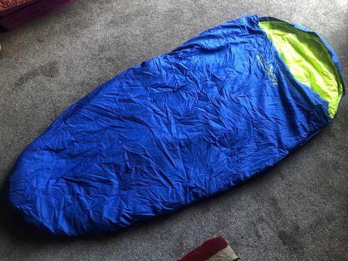 Kids wide sleeping bag blue - wide,
