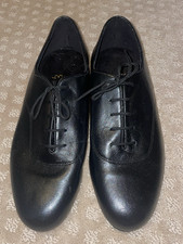 Supadance England Men’s Black Leather Ballroom Dance Shoes UK 7 Never Worn