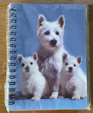 Westie A6 lined notebook with