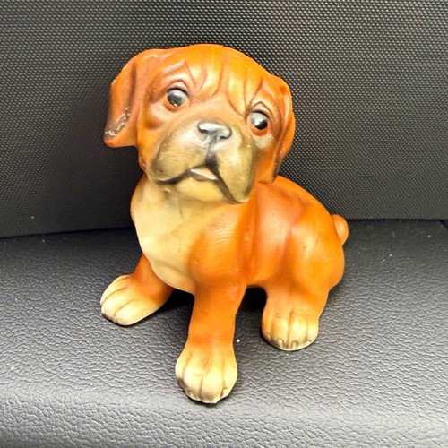 Lefton boxer dog ceramic - boxer,