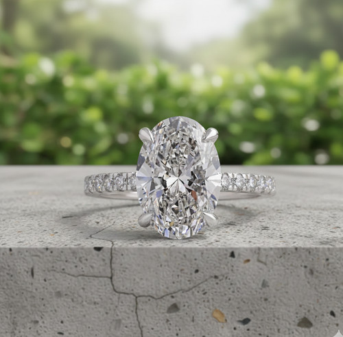 Carat oval diamond ring - carat,