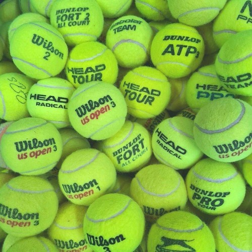 Used tennis balls all branded - used,