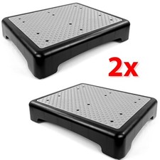 2x Anti-Slip Door Half Step Elderly Support Stool Disability Outdoor Mobility
