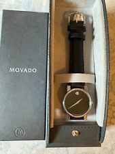 MOVADO MENS MUSEUM BLACK DIAL