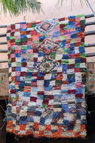 Vintage moroccan boucherouite