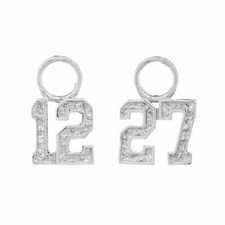 7mm Pair of Any Jersey Number