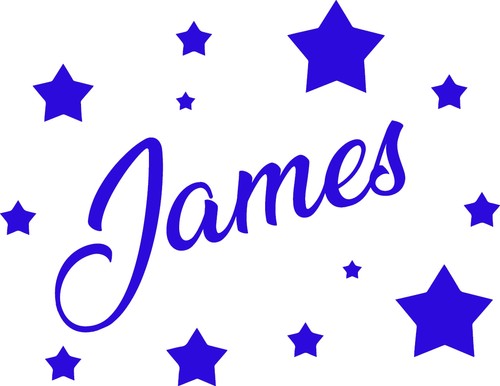 Personalised name and - name, stars