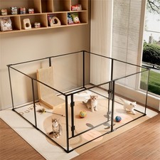 XXL Clear Acrylic Dog Playpen