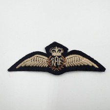 Genuine Post WW2 RAF Royal Air Force Padded Pilots Wings