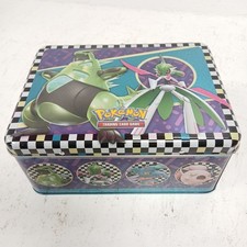 Pokemon Card Job Lot 1000+ Cards In Box Collectors Chest Tin RMF30-GB
