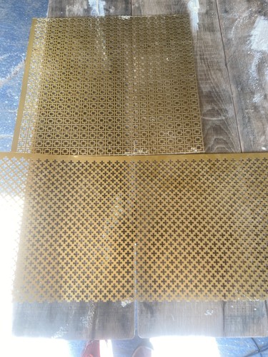 Brass radiator cover grills - brass,