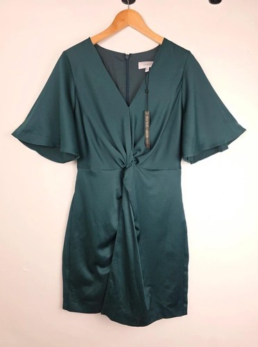 Coast green satin short - green,