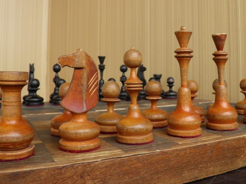 Vintage soviet wooden elegant - wooden,