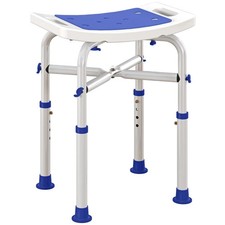 HOMCOM Adjustable Shower Stool