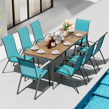 Patio Chairs Set of 8 Patio