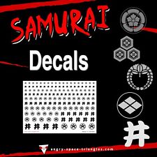 Samurai Clan- Decals Water Transfers - Test of Honour - 28mm etc