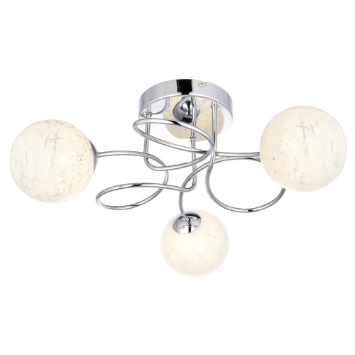Polished chrome semi flush - polished,