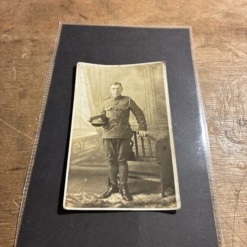 Ww1 british soldier postcard - british,