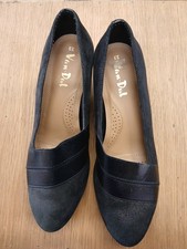 Van dal black block heeled - black,