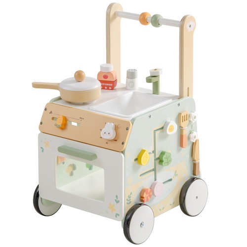 Wooden baby walker with - baby,