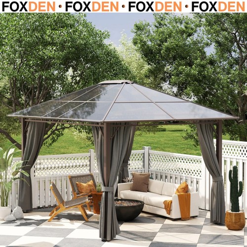 Hardtop gazebo garden - 3m,