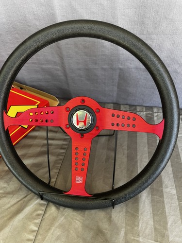 Red spoke black grip - black, honda