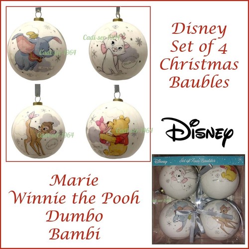 Disney christmas baubles set - christmas,