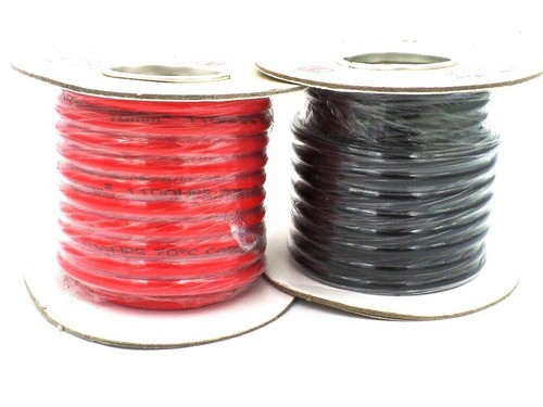 10mm black red 75a - red, 12-240v