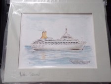S.S.Canberra Print-Signed by