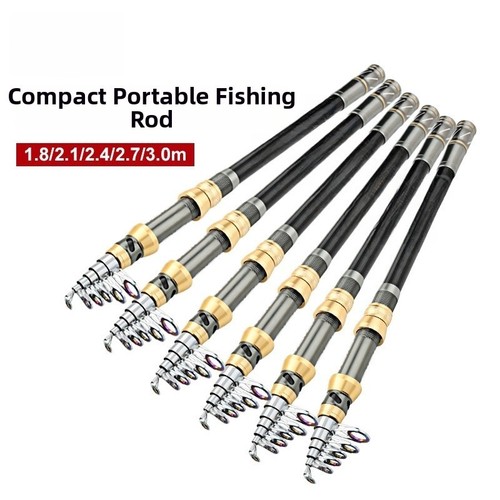 Compact telescopic sea - sea, rod