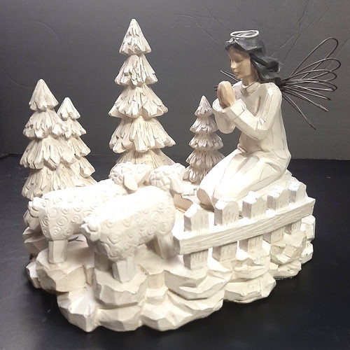 Angel candle holder - angel,
