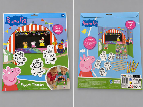 New peppa pig puppet - new,