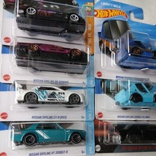 Hot Wheels Nissan Skyline x7 - RS KDR30 - HT 2000GT-x - GT-R R32 Godzilla Tooned