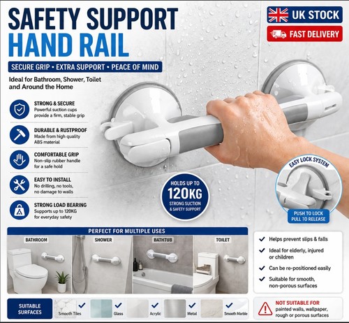 Safety support hand - safety, rail