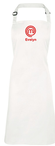 Embroidered masterchef apron - embroidered,