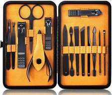 15 PC Mens Manicure Nail Set