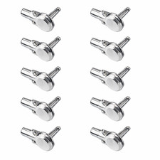 10 x Flat Pancake Mono 1/4"